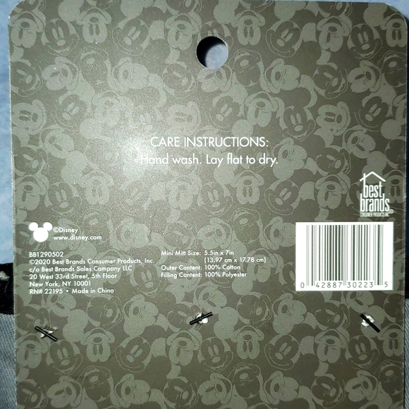 Mickey & Minnie 2PK Ovesized Mini Mitts - Picture 6 of 6